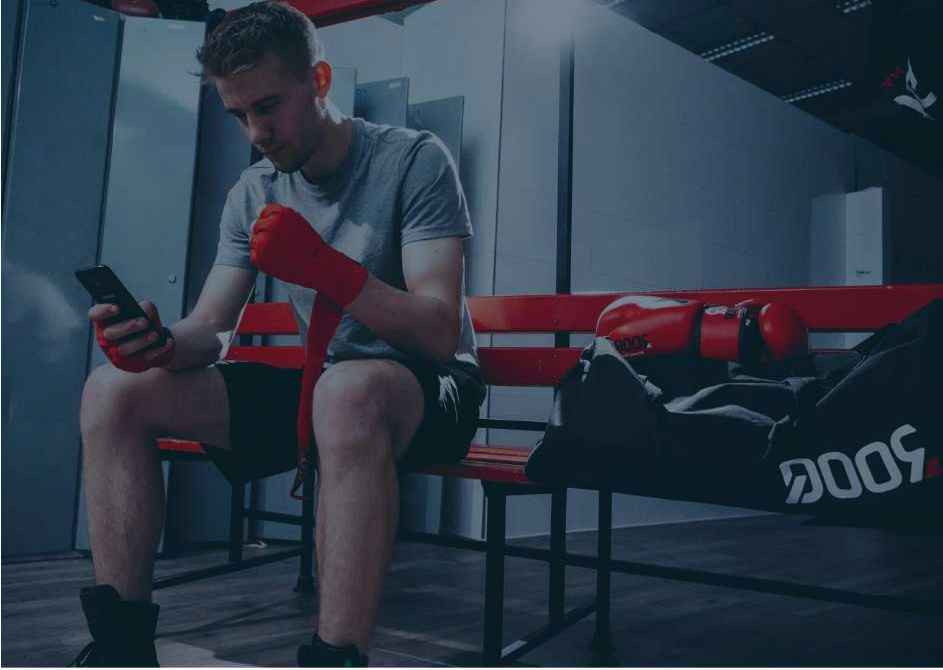 Brenzora boxing gloves on rack