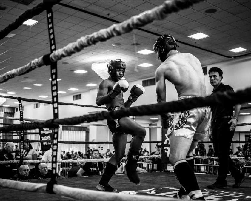 Sparring action 2