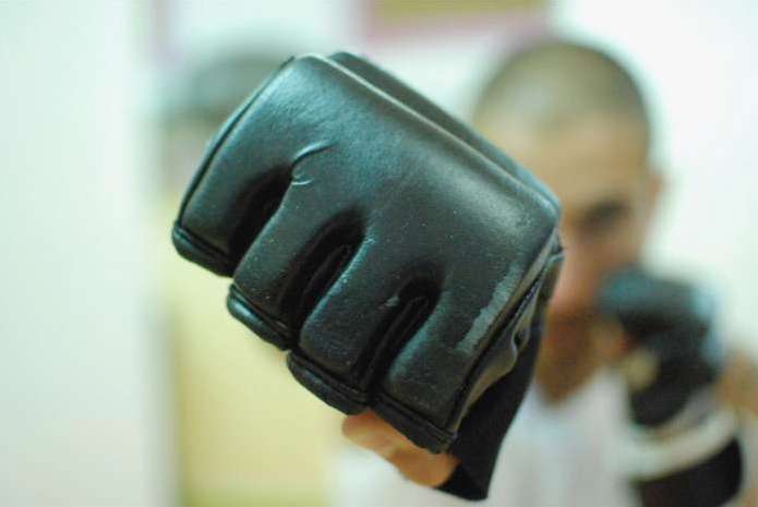 Glove close-up