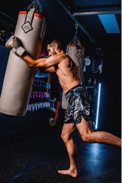 Pro leather heavy bag set